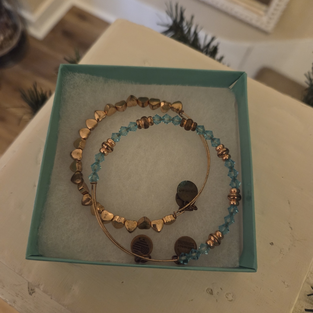 Alex And Ani Beaded Bracelet Set